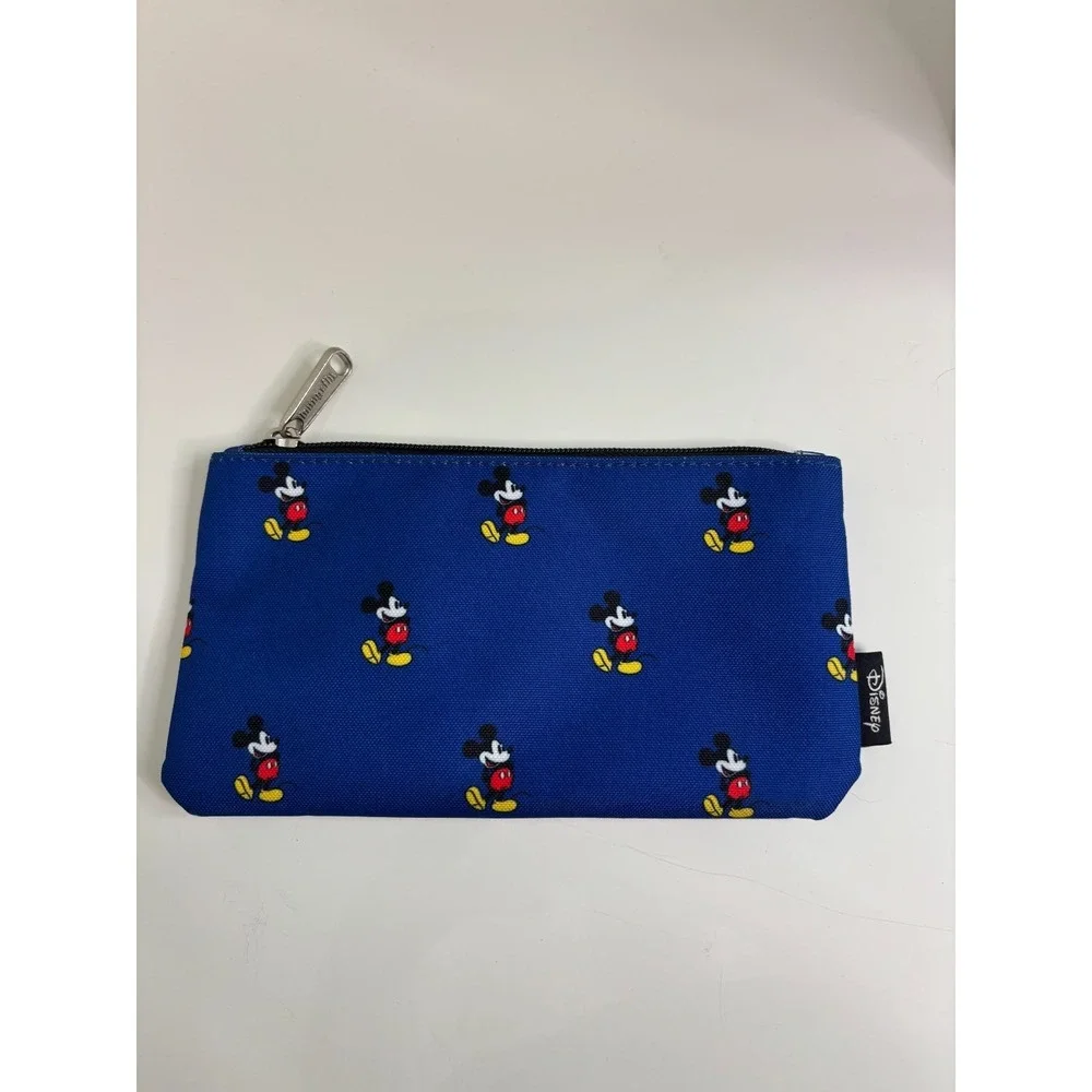 Official Loungefly 8x4 Disney Mickey Mouse Pencil Case Makeup Cosmetic Bag Pouch